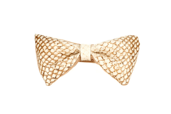 Lachsleder Fliege Natur lackiert D3